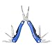 Booms Fishing L1 Fishing Pliers 13-in-1 Heavy Duty Multi-Tools with Nylon Sheath and Coiled Lanyard, 6.7-Inches, Blue