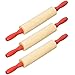 Rhode Island Novelty 7.5 Inch Wood Child fts Rolling Pin 3 per Order
