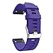 Fit for Garmin Fenix 5S Watch Band, Fenix 5S Plus Bands, 20mm Easy Fit Silicone Bands Bracelet Straps Wristbands Accessory Fit for Garmin Fenix 6S, Fenix 6S Pro for Women Men (Purple Mint Green White)
