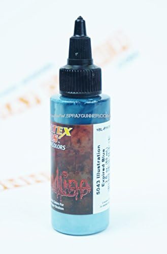 Createx Illustration Colors Bloodline Expired Blue 5043 2oz. Airbrush Paints. by SprayGunner