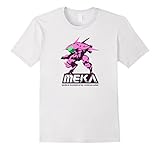 Men's Overwatch D.VA Meka Spray Tee Shirt Large White