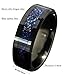 King Will Men's 8mm Blue Carbon Fiber Celtic Dragon Tungsten Carbide Ring Wedding Band(11)