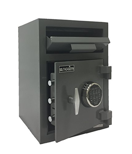 SOUTHEASTERN Cash Drop Depository Safe with Quick Digital Lock … - Thumbnail 2