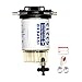 Replacement S3213 Fuel Water Separator Filter Kit Assembly Boat Fuel Filter Marine Engine Fuel Water Separator for Mercury Yamaha Outboard 10 Micron