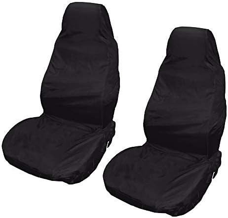 Linyuo 2pcs Car Seat Covers Universal Car Seat Protector Non-Slip Durable Fabric Protect Automotive Vehicle Leather Or Cloth Upholstery From Damage