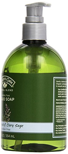Nature's Gate Organics Liquid Hand Soap, Lemon Grass & Clary Sage, 12 oz