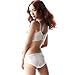 ETOSELL Womens Push Up Embroidered Flowers Bra and Panty Set Deep V Bra Lingerie Set