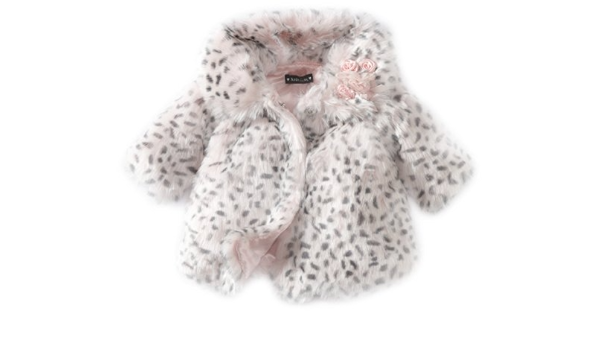 pink fur coat for baby