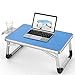 Contempo Views Laptop Bed Desk Table Foldable Tray -Use on The Coach, Floor, Bed – Reading, Writing, Drawing, Computing, Eating (Blue and Green)thumb 4