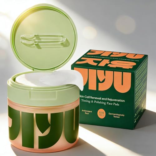 Korean Original Renewal & Rejuvenation Toner Pads, Skincare For Dark Spots, 100 Count (1Pcs)