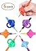 JARLINK Pencil Grips for Kids Handwriting, Aid Grip Trainer Posture Correction Finger Grip for Kids, Adults, Arthritis Designed for Righties or Lefties (6PCS)