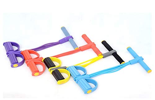 Tofreedomwind-20-11-4-Tubes-Natural-Latex-Foot-Pedal-Elastic-Pull-Rope-with-Handle-Fitness-Equipment-Bodybuilding-Expander-for-AbdomenWaistArmLeg-Stretching-Slimming-Training