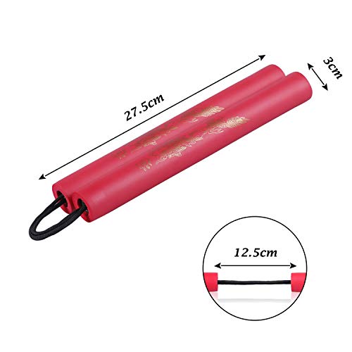 image for Aship Safety Foam Martial Art Sticks with Swivel Chain - Martial Arts 