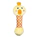 Viiler - 2 pcs Set Dog Squeaky Toys Stuffed Chewers Toys for Small Medium Dog Puppies Bone Shape (Random Colors)