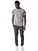Alternative Men's Short Sleeve Football Tee, Grey/True Navy, X-Large
