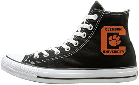 NFCGH Clemson University Canvas Shoes Sneakers Slip On Shoes 40 Black