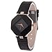 Clearance Sale!Women Watches,Shinericed Women's Fashion Rhinestone Wristwatch Ladies Analog Quartz Dress Watches with PU Leather Band (Black)