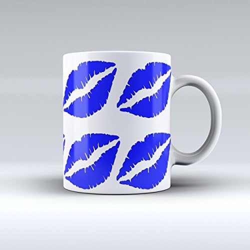 Thin Blue Line Lips Mug Ceramic Coffee Mug 15OZ