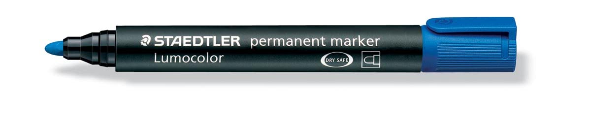 Staedtler Permanent Marker 352-3 – Permanent Markers, Polypropylene (Blue)
