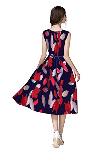 bmr women's crepe dress (red)