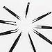SunFounder ESD Tweezers Kit Stainless Steel 9pcs ESD Tweezers Kit Precision Anti-Static Tweezers Set Non-Magnetic Multi-Standard Stainless Steel Mai
