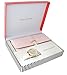 Gino Milano Women's Gold Leather Band Watch & Matching Tri-Fold Wallet Set - Blush Pink