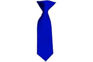 Romario Manzini Solid Color Baby's 8" Clip On Tie Age 0 to 2 Years Old