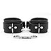 Atlas Wrist and Ankle Cuffs Combo Extremely Soft Handmade Leather (Black)thumb 2
