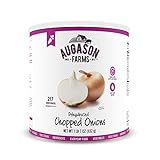 Augason Farms Dehydrated Chopped Onions 1 lb 7 oz No. 10 Can 3-Pack