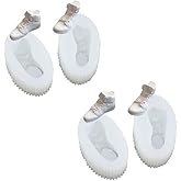 2PCS Sneaker style Epoxy Silicone mold Fondant Cake Decorating Tools Kitchen Baking Moulds