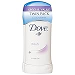 Dove Antiperspirant Deodorant, Fresh 2.6 oz, Twin Pack