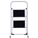 Giantex 2 Step Ladder Folding Steel Step Stool Steel Stepladders with Anti-slip Heavy Duty with 330Lbs Capacity