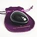 Yoni Egg of Black Obsidian Stone for Women, Large Size (50x40mm) Yoni Jade Egg by Polar Jade