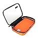 Damero Clear 3pcs/set Travel Carry Bag/Electronic Accessories Organizer/Packing Cubes (Orange)