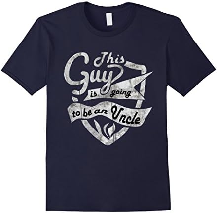 Mens This Guy is going to be an Uncle T-Shirt XL Navy