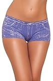 Sexy Booty Denim Design Seamless Chic Hot Low Rise Short Shorts