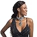 Holylove Blue Statement Necklace Chain for Women Daily Party Bachelo Wedding Club Show Gift Box-HLN00012 Blue