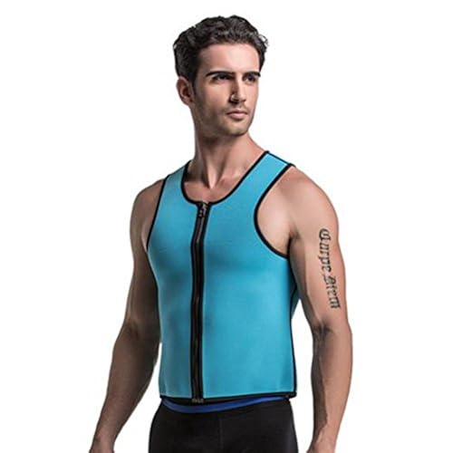 Men Sauna Vest Hot Sweat Waist Trainer Corset Neoprene Tank Top