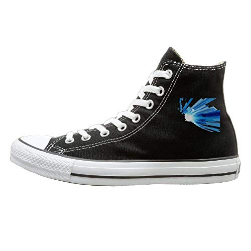 Frideing Flashy Canvas Shoes High Top Sport Lace ups Casual 