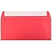 JAM PAPER #10 Business Colored Recycled Envelopes with Peel and Seal Closure - 4 1/8 x 9 1/2 - Red Recycled - 50/Pack