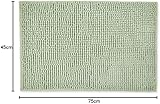 Emma Barclay Noodle Soft Touch Non-Slip Bath Rug Sage Green 45x75cm view 2