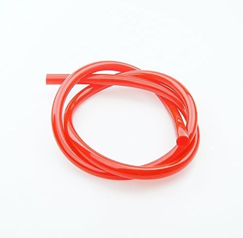 Nhowe UV Red Tubing ID3/8OD1/2 Water Pipe For Water Cooling System