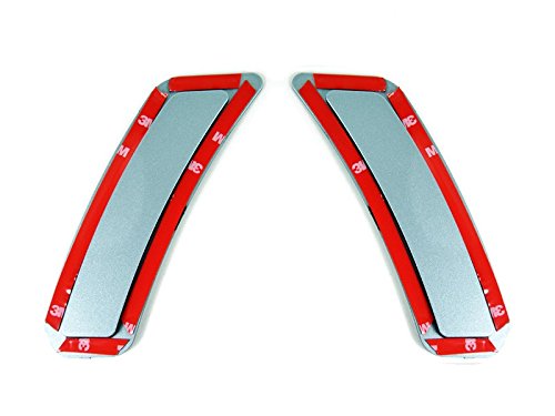 AutoTecknic Painted Front Bumper Reflectors (Glacier Silver) - BMW F30 3-Series Sedan (M-Sport)