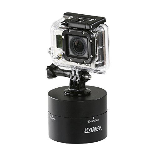 Sevenoak Electronic 360Â°Automatic Motorized Rotating Time Lapse Panoramic Head SK-EBH60 Tripod Ball Head for GoPro&Action Cameras SmartPhones /Canon/ Nikon/ Sonny/Pentax DSLR Cameras