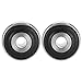 Duokon 2pcs Control Arm Rear Upper Bushing,Silver black Replacement Arm Bushing Rear Control Arm Upper Bushing for E36 E46 E85 Z4 33321140345
