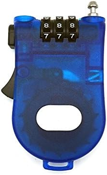 GZNIGHT 3-Foot Anti-Theft 3-Dial Retractable Cable Password Lock Resettable Combination Lock for Outdoor Sports School Gym Locker,Luggage Suitcase Baggage Locks,Filing Cabinets,Toolbox,Case