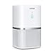 LANTARK 5 in 1 Air Purifier with Ture HEPA Filter Air Cleaner Filtration for Allergies, Pets, Smokers, Eliminates Dust, Mold Spores, Odors, Pollen, Germs, Pets Dander, PM2.5. Desktop Air Cleaner