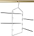 Multi Bar Pant Hanger with PVC Coating - Swing Arms for Better Convenience - No Slip Multiple Pant Hanger - By Utopia Home