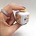 CHIRISEN Fidget Toy Relieves Stress And Anxiety for Children and Adults Anxiety Attention Toy (White Orange)