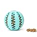 Healthy Nontoxic Dogs Ball Launcher Rubber Toy for K9 Chew, Fetch and Tug Rope